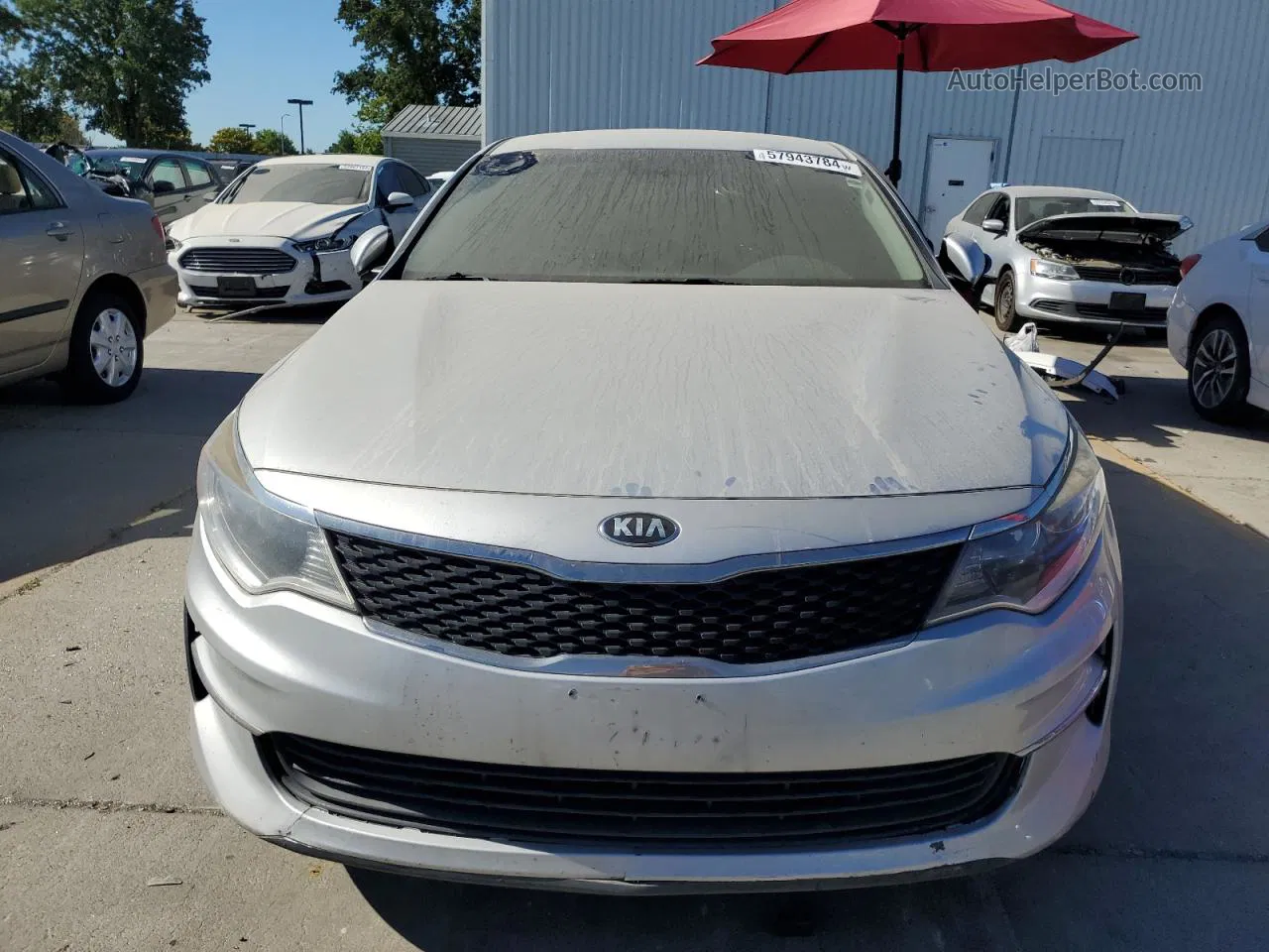 2017 Kia Optima Lx Silver vin: 5XXGT4L37HG137868