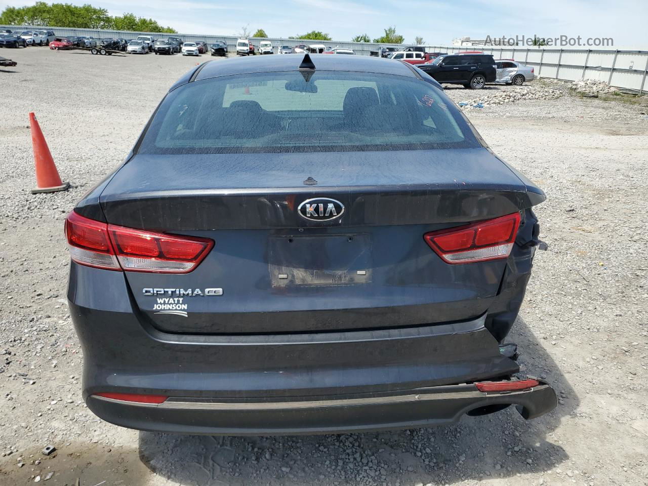 2017 Kia Optima Lx Charcoal vin: 5XXGT4L37HG175911