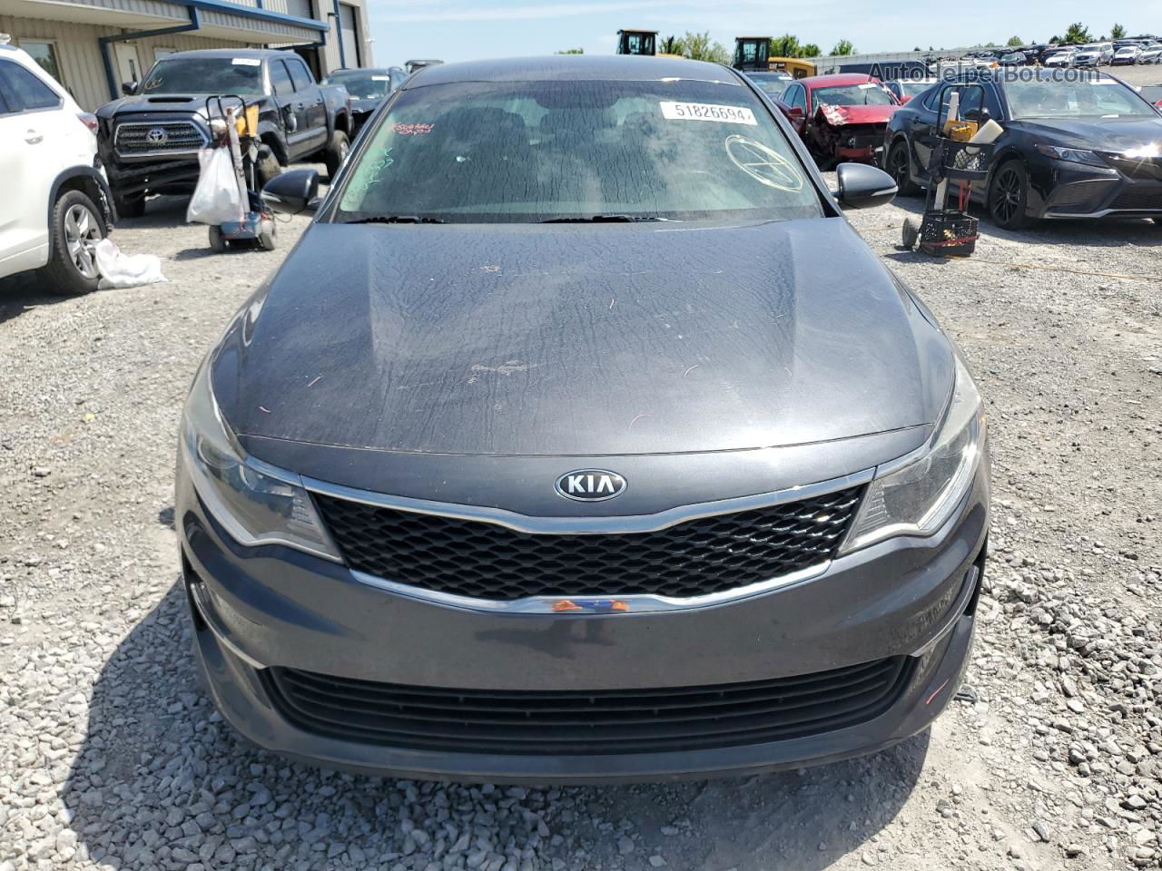 2017 Kia Optima Lx Charcoal vin: 5XXGT4L37HG175911