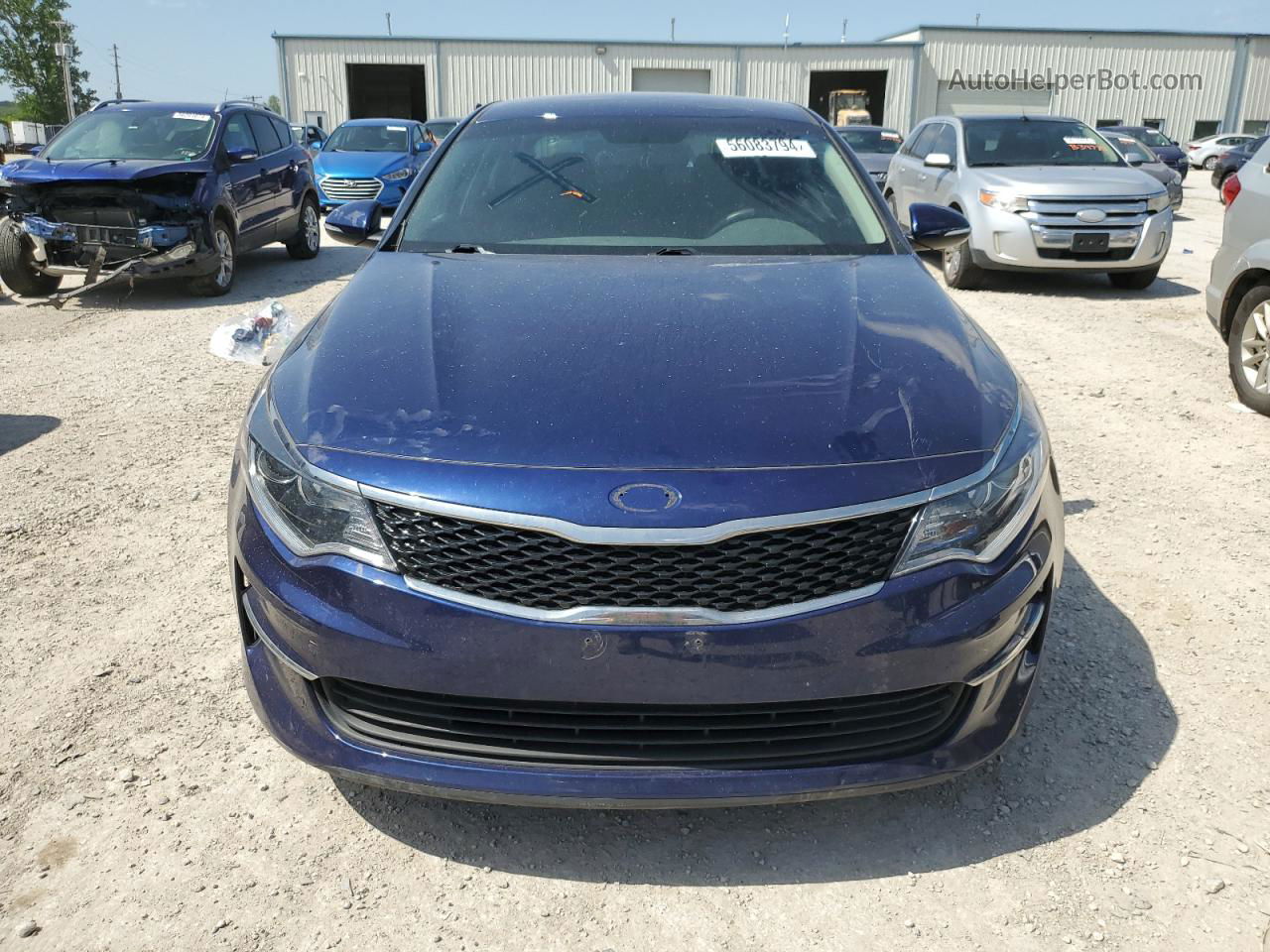 2018 Kia Optima Lx Blue vin: 5XXGT4L37JG188860