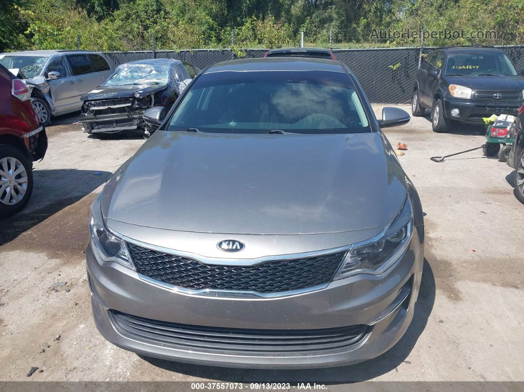 2018 Kia Optima Lx Gray vin: 5XXGT4L37JG200392