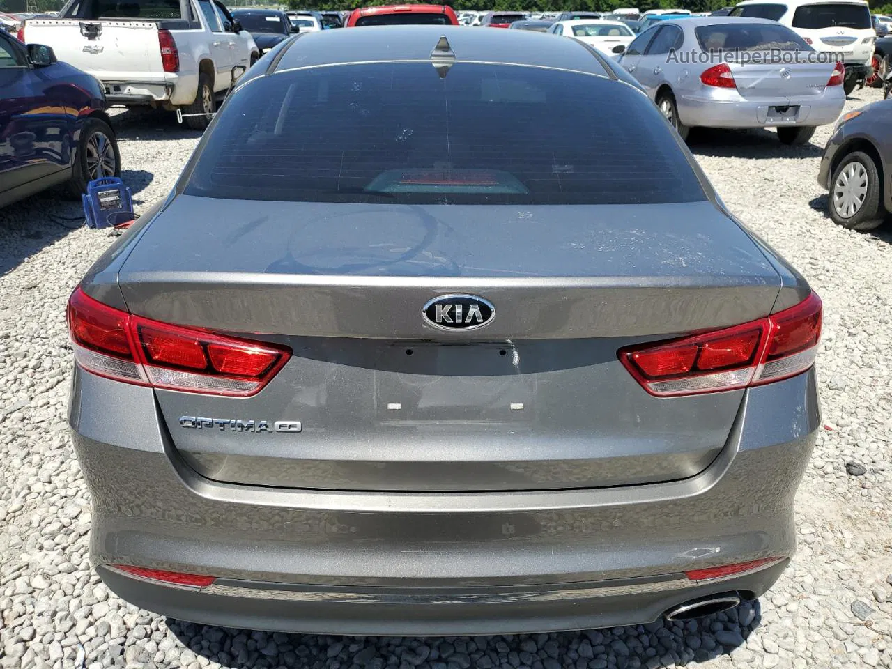 2018 Kia Optima Lx Gray vin: 5XXGT4L37JG201851