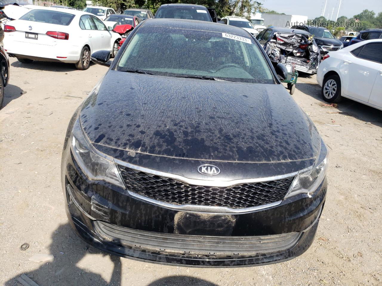 2018 Kia Optima Lx Black vin: 5XXGT4L37JG219640