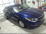 2018 Kia Optima Lx Синий vin: 5XXGT4L37JG226281