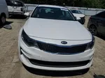 2018 Kia Optima Lx White vin: 5XXGT4L37JG252881