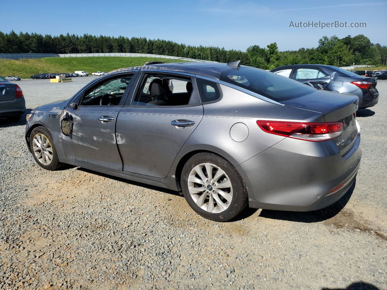 2018 Kia Optima Lx Silver vin: 5XXGT4L37JG270409