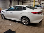 2018 Kia Optima Lx White vin: 5XXGT4L37JG271401