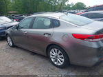 2016 Kia Optima Lx Gray vin: 5XXGT4L38GG019956