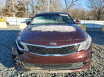 2016 Kia Optima Lx Burgundy vin: 5XXGT4L38GG034506