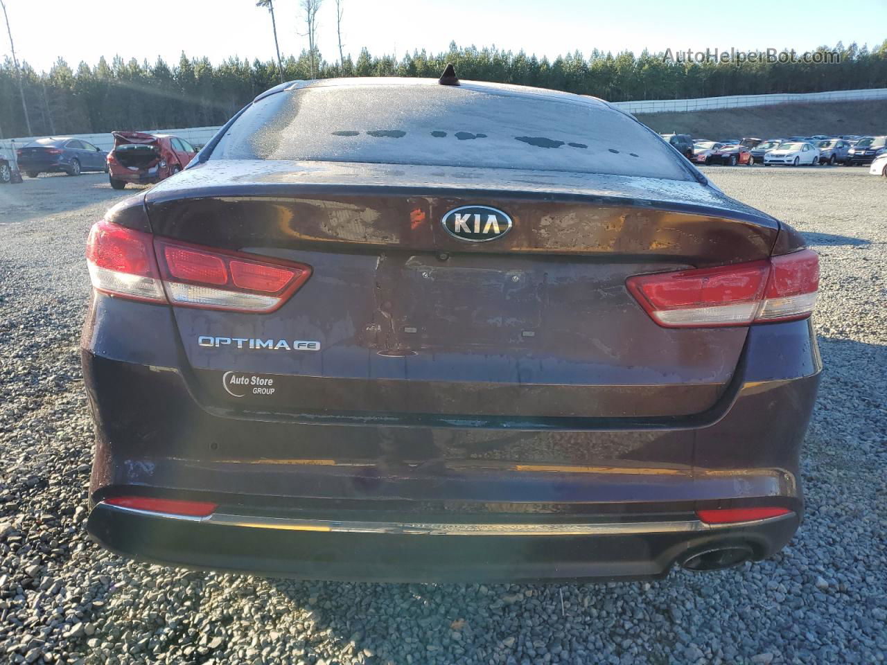 2016 Kia Optima Lx Бордовый vin: 5XXGT4L38GG034506