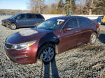 2016 Kia Optima Lx Burgundy vin: 5XXGT4L38GG034506