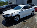 2016 Kia Optima Lx White vin: 5XXGT4L38GG051984