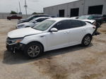 2016 Kia Optima Lx White vin: 5XXGT4L38GG065853