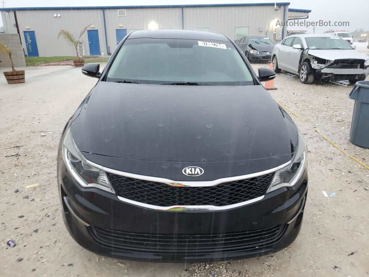 2016 Kia Optima Lx Black vin: 5XXGT4L38GG084497