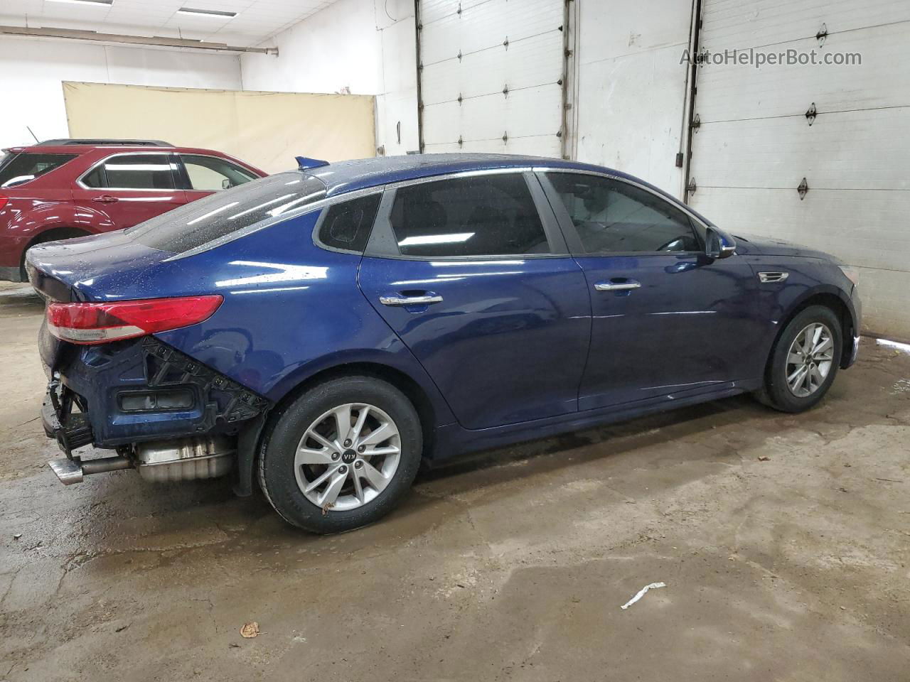 2016 Kia Optima Lx Blue vin: 5XXGT4L38GG090994