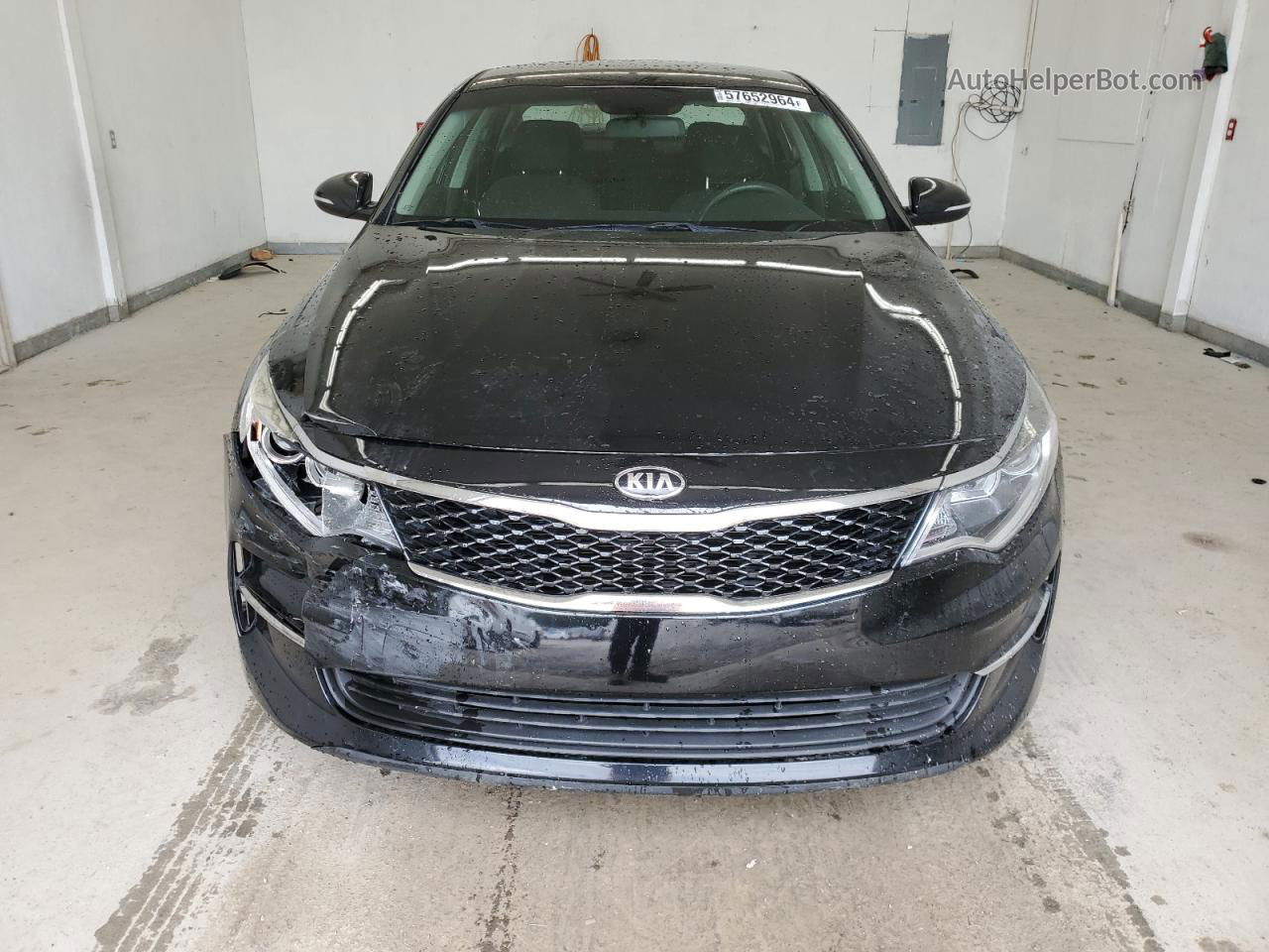 2016 Kia Optima Lx Black vin: 5XXGT4L38GG101962