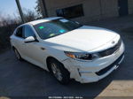 2017 Kia Optima Lx White vin: 5XXGT4L38HG126975