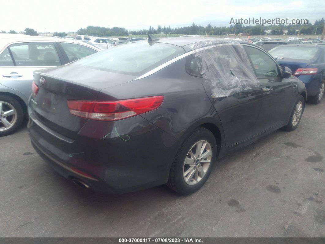 2017 Kia Optima Lx Gray vin: 5XXGT4L38HG143968