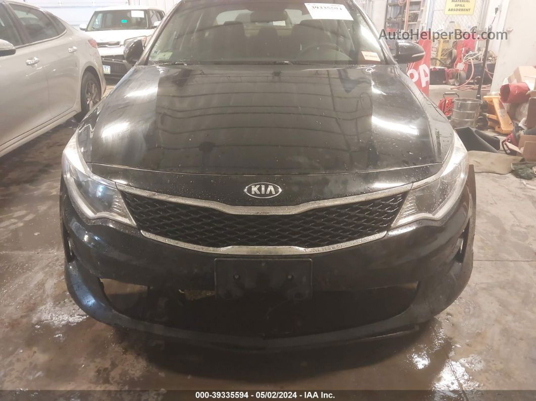 2017 Kia Optima Lx Черный vin: 5XXGT4L38HG148507