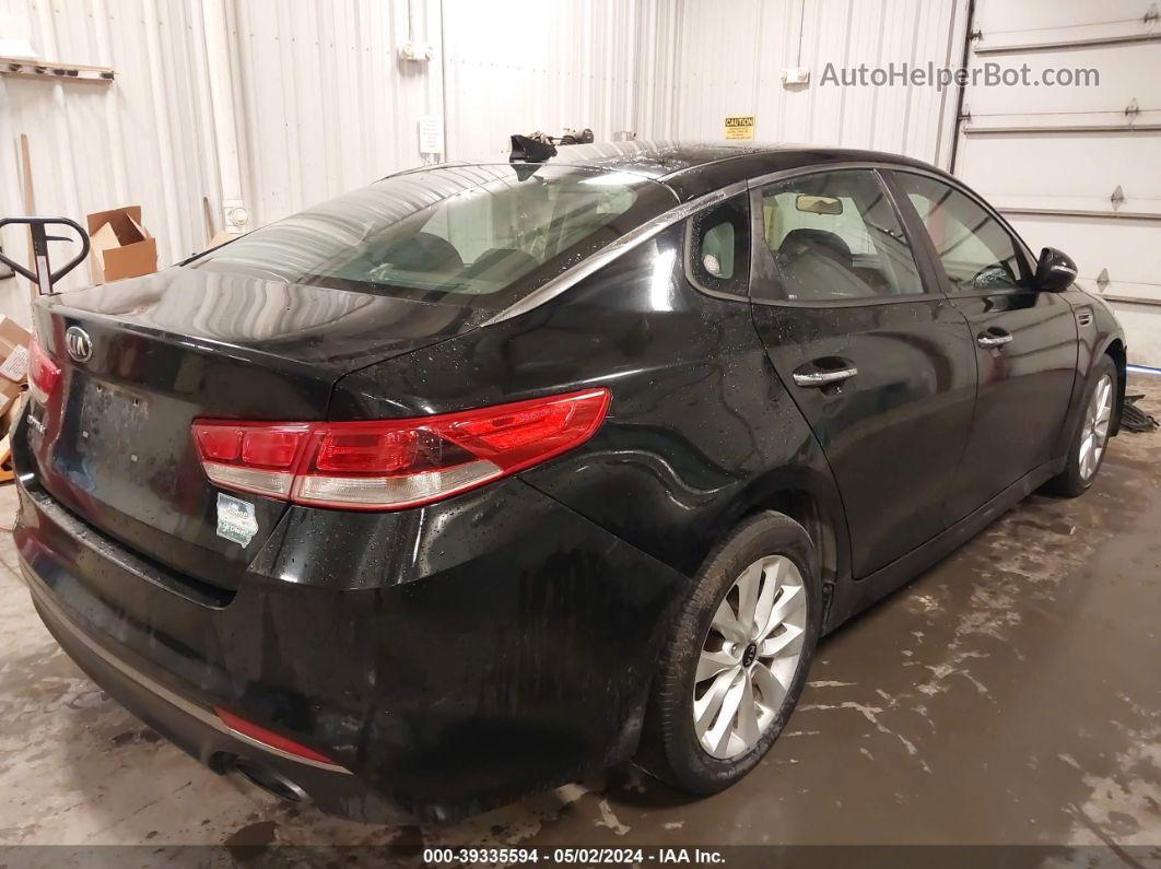 2017 Kia Optima Lx Black vin: 5XXGT4L38HG148507