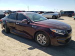 2017 Kia Optima Lx Maroon vin: 5XXGT4L38HG153450