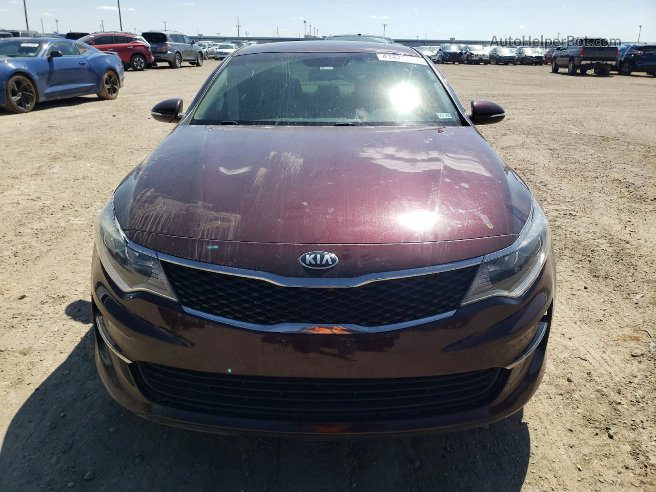 2017 Kia Optima Lx Maroon vin: 5XXGT4L38HG153450