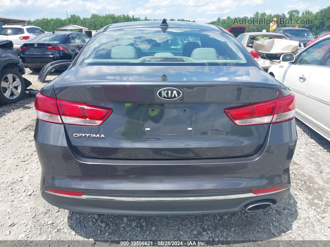 2017 Kia Optima Lx Gray vin: 5XXGT4L38HG156753