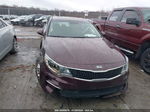 2017 Kia Optima Lx Burgundy vin: 5XXGT4L38HG160625