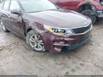 2017 Kia Optima Lx Burgundy vin: 5XXGT4L38HG160625