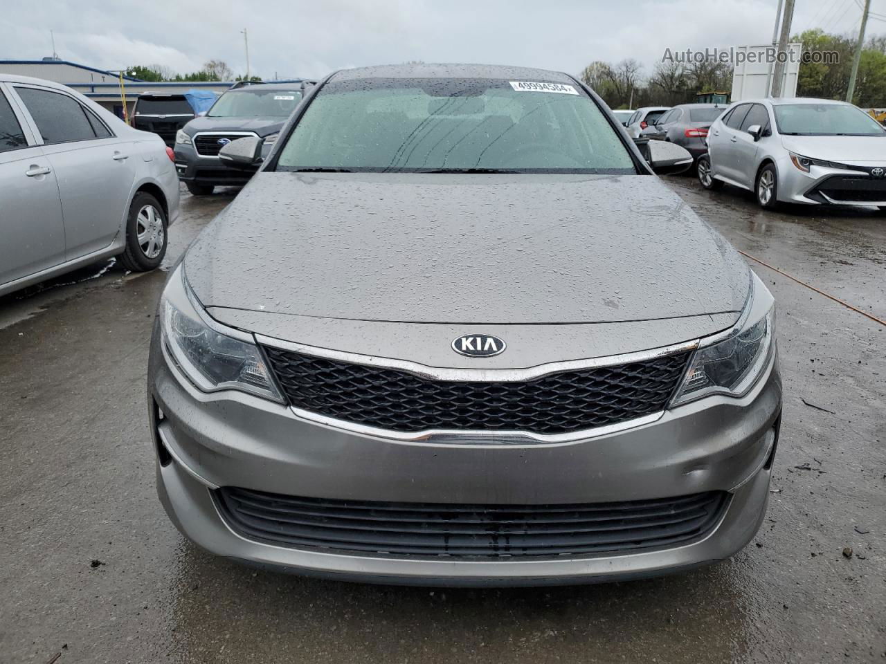 2017 Kia Optima Lx Gray vin: 5XXGT4L38HG160737