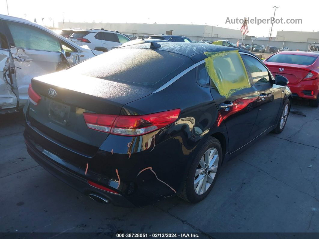 2017 Kia Optima Lx Black vin: 5XXGT4L38HG164609