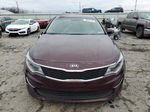 2017 Kia Optima Lx Burgundy vin: 5XXGT4L38HG165520