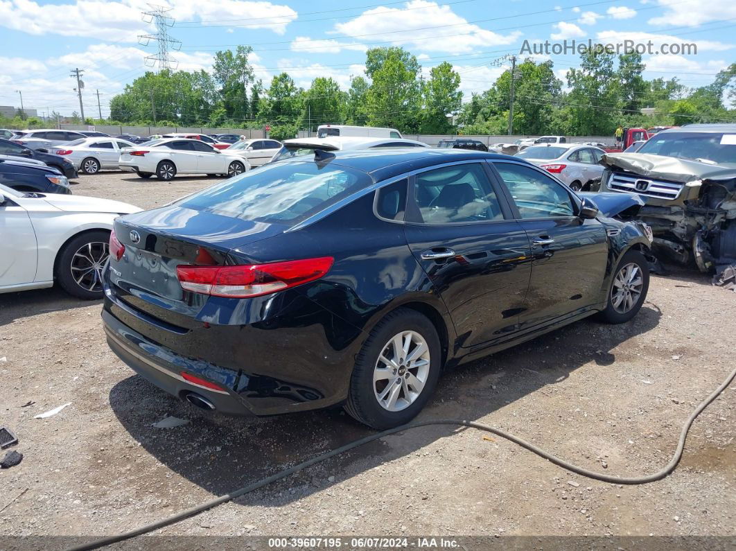 2017 Kia Optima Lx Black vin: 5XXGT4L38HG173682