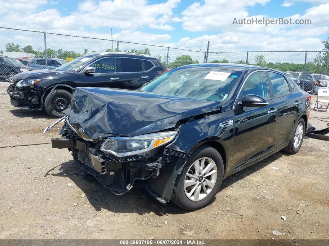 2017 Kia Optima Lx Black vin: 5XXGT4L38HG173682