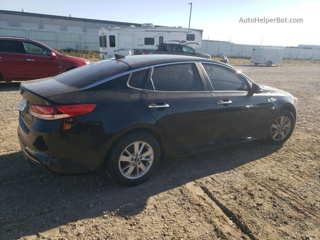 2017 Kia Optima Lx Black vin: 5XXGT4L38HG176954