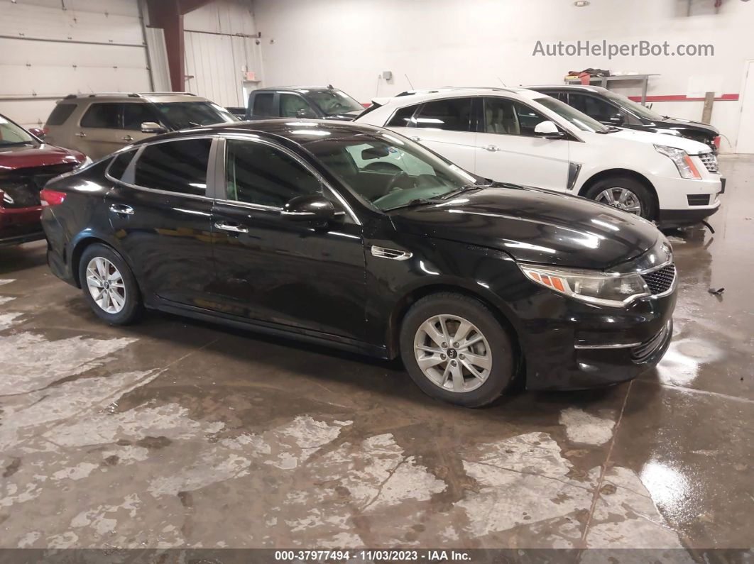 2018 Kia Optima Lx Black vin: 5XXGT4L38JG228072