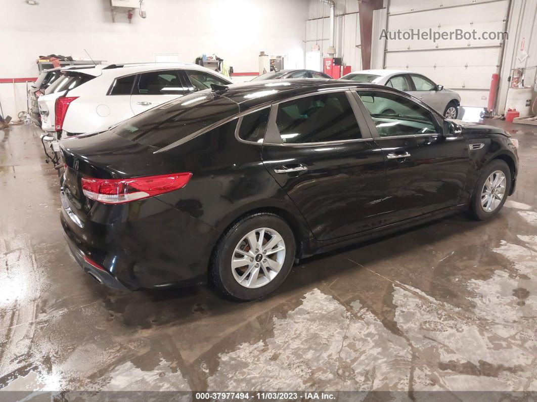 2018 Kia Optima Lx Black vin: 5XXGT4L38JG228072