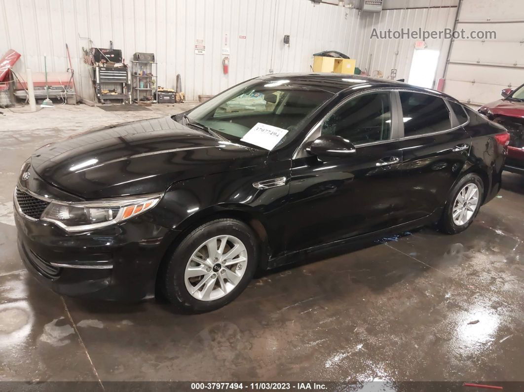 2018 Kia Optima Lx Black vin: 5XXGT4L38JG228072