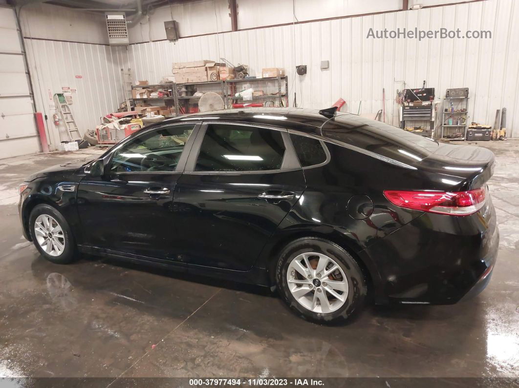 2018 Kia Optima Lx Black vin: 5XXGT4L38JG228072