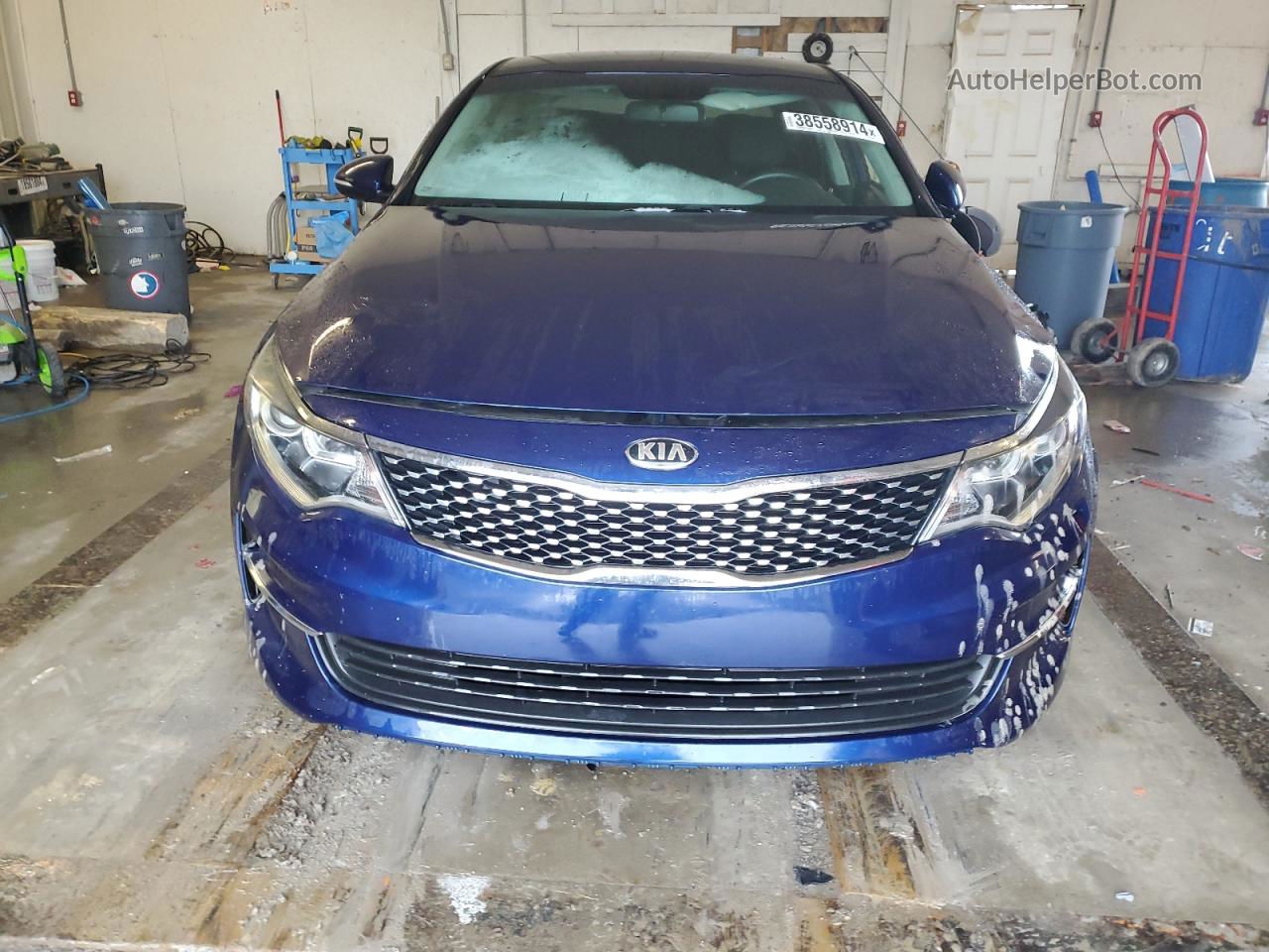 2018 Kia Optima Lx Blue vin: 5XXGT4L38JG228797