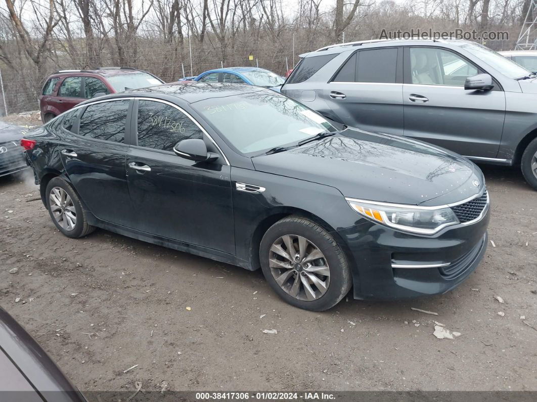 2018 Kia Optima Lx Black vin: 5XXGT4L38JG248547