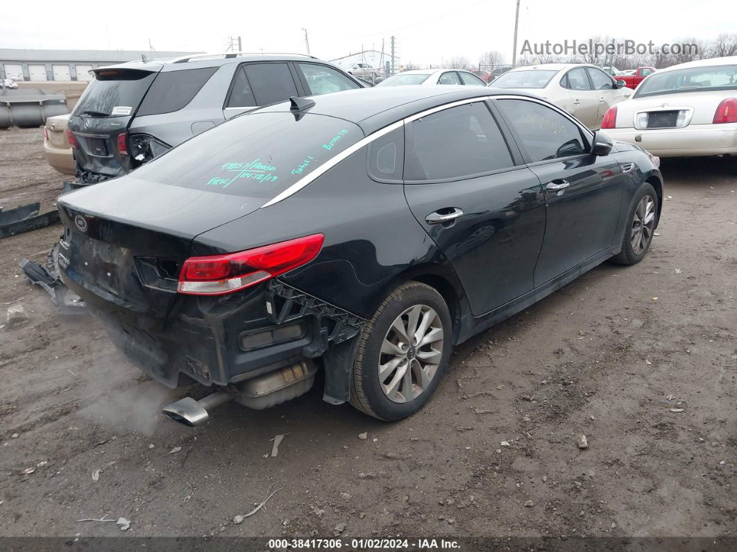 2018 Kia Optima Lx Black vin: 5XXGT4L38JG248547