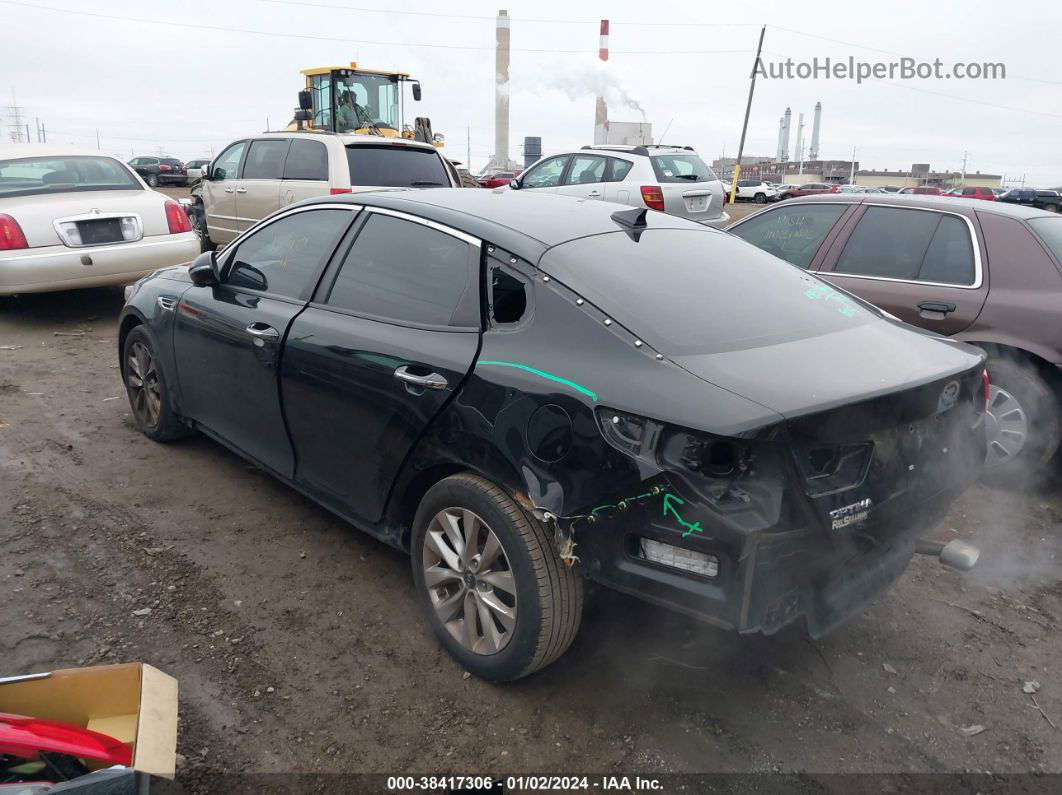 2018 Kia Optima Lx Black vin: 5XXGT4L38JG248547