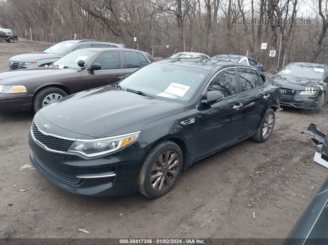 2018 Kia Optima Lx Black vin: 5XXGT4L38JG248547