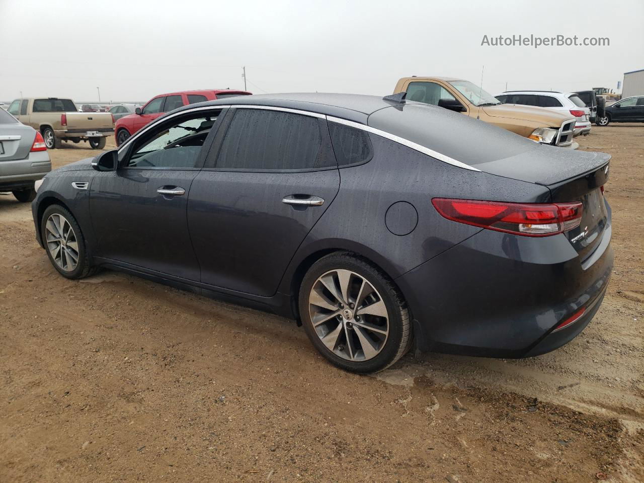 2018 Kia Optima Lx Gray vin: 5XXGT4L38JG254946