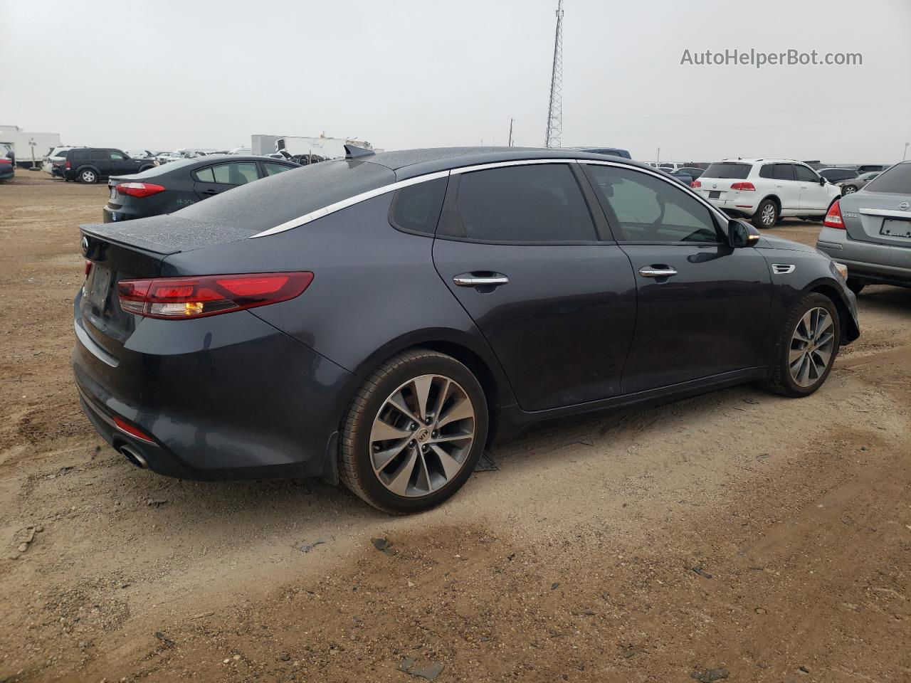 2018 Kia Optima Lx Gray vin: 5XXGT4L38JG254946