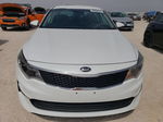 2018 Kia Optima Lx White vin: 5XXGT4L38JG254977