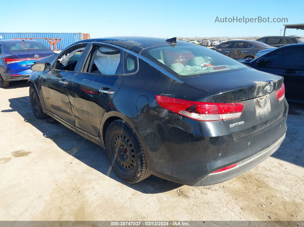 2018 Kia Optima Lx Black vin: 5XXGT4L38JG256311