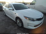 2018 Kia Optima Lx White vin: 5XXGT4L38JG264084