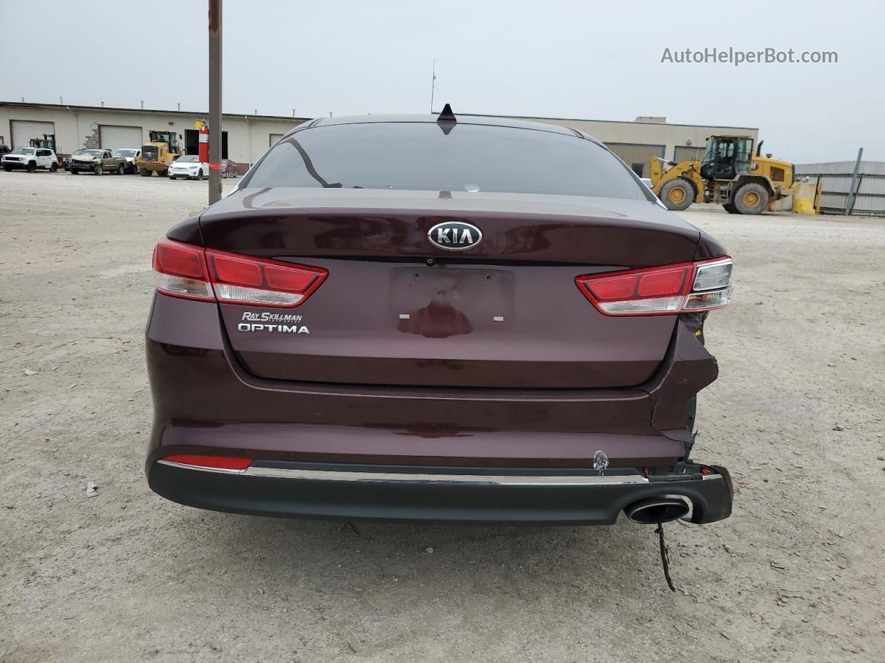 2018 Kia Optima Lx Фиолетовый vin: 5XXGT4L38JG266823